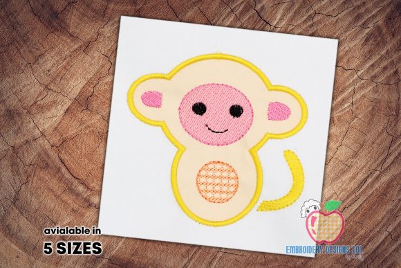 Baby Monkey Applique: A Sweet Stitch for Handmade Gifts