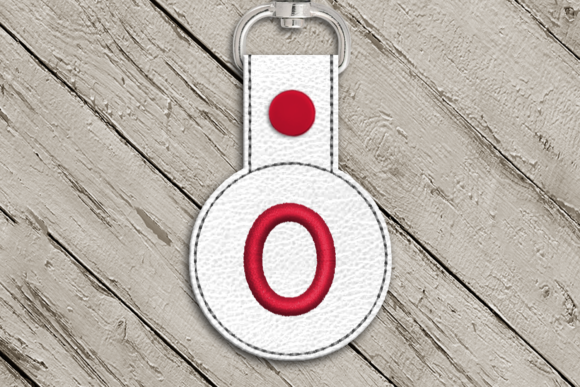 Review: Letter O ITH Round Key Fob Applique