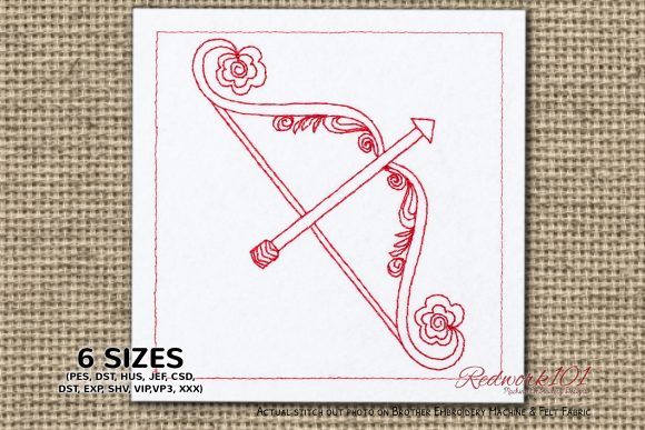 Review: Sagittarius Astro Symbol Redwork for Real Projects