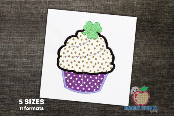 Review: Shamrock Cupcake Applique Pattern for Spring Projects