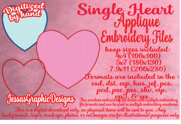 Review: Single Heart Applique for Handmade Gifts