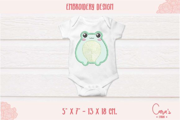 Reviewing Cara s Embor Frog Applique for Real Projects
