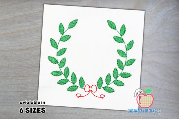 Reviewing Laurel Wreath for Bow Quick Stitch