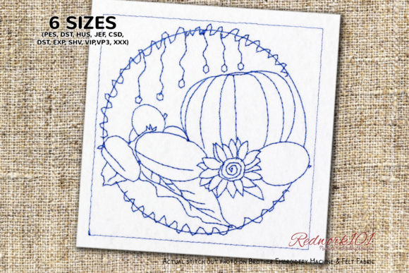 Reviewing the Basket of Vegetables Embroidery Design