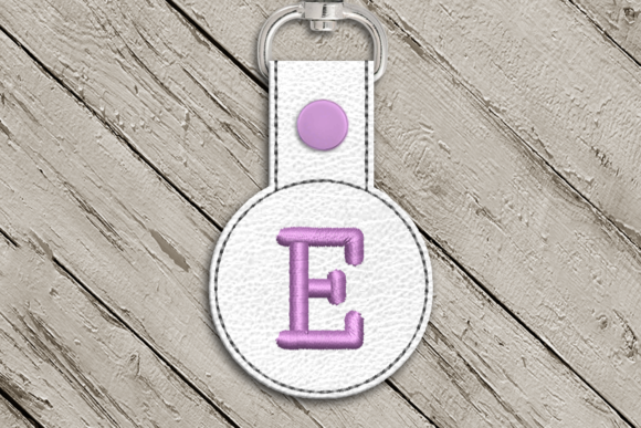 Reviewing the Letter E ITH Round Key Fob Applique