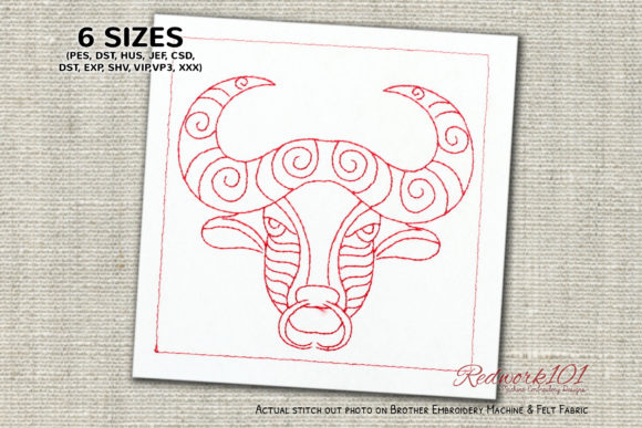 Taurus Zodiac Sign Redwork: A Designerβs Review